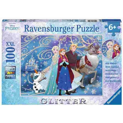 Ravensburger Frozen Ľadové kráľovstvo glitre 100 dielov