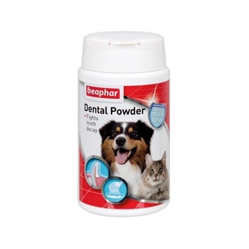 Beaphar - Дентална пудра за кучета и котки, 75 гр