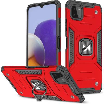 Wozinsky Калъф Wozinsky Ring Armor Kickstand, за Samsung Galaxy A22 4G, червен