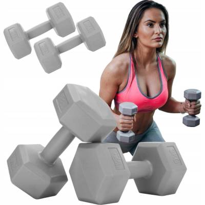 Be4Sport Pevné asfaltové jednoručky 2 x 3 kg