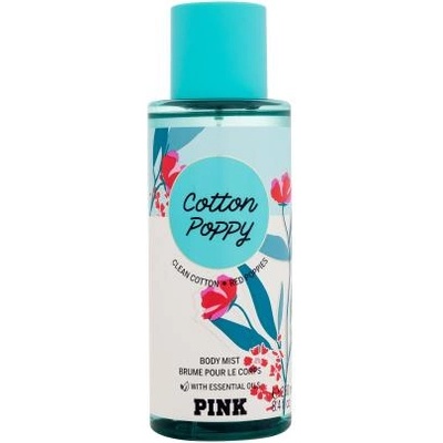 Victoria's Secret Pink Cotton Poppy 250 ml Спрей за тяло за жени