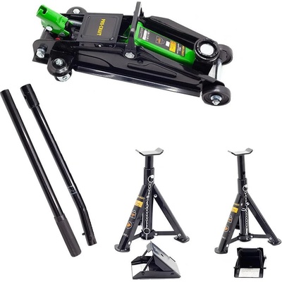 PROCRAFT Крик хидравличен крокодил 2 т, 135-400 мм, procraft pj25s, к-т 2 бр. стойки, 2 бр. подложки (uni-07442)