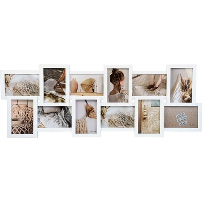 Falc Multirám plastový bílý, na 12 kusů fotek formátu 10 x 15 cm – Zboží Živě