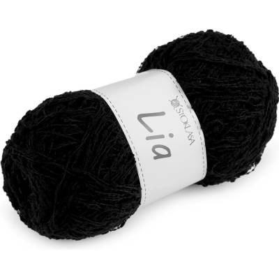 Pletací příze nopková Lia 100 g Varianta: 5 černá, Balení: 1 ks 58807/150564/271466