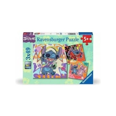 Ravensburger Kids Puzzle 2D 3x49 Disney Stitch