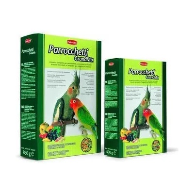 Padovan Grandmix parrochetti - пълноценна храна за средни папагали с плодове 400gr