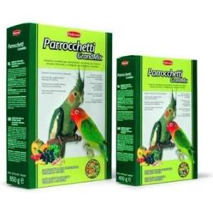 Padovan Grandmix parrochetti - пълноценна храна за средни папагали с плодове 400gr