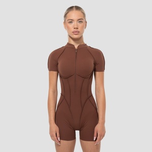 GymBeam Women‘s Cosmo Jumpsuit Brown M