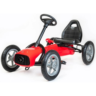 Go-kart Detská šliapacia motokára Baby Mix Buggy biela