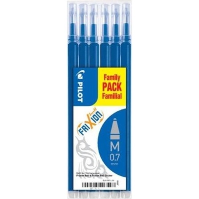 Pilot Náplň do rolleru Frixion Ball/Clicker 4 barvy vymazatelné 0,35 mm 6 ks BLS-FR-7-3L-BRG