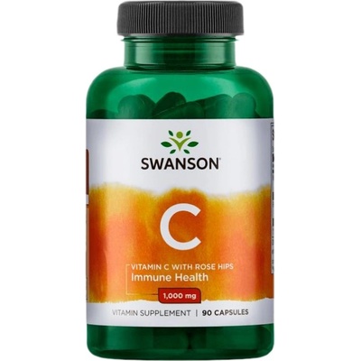 Swanson Vitamin C with Rose Hips 1000 mg [90 капсули]