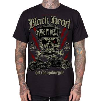 Black heart мъжка мотористка тениска BLACK HEART - RANDAL - Black - 21257