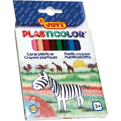 JOVI PLASTICOLOR Voskovky guľaté 12 ks