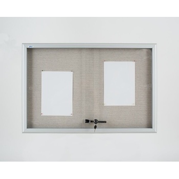 Aveli Vitrína informační šedá 21 x A4