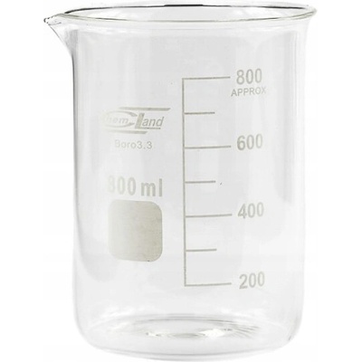 Sklenená kadička 800 ml nízka 100x135mm