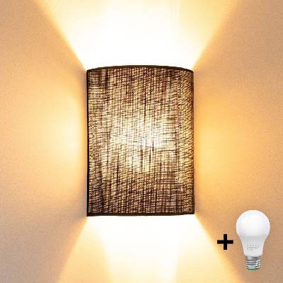 - LED стенен аплик BOHO STYLE 1xE27/15W/230V кафяв (BG3217)