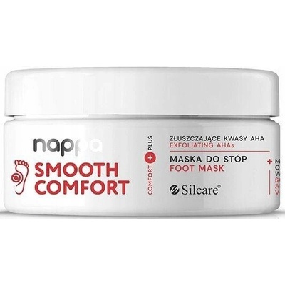 Silcare NAPPA SMOOTH COMFORT maska na nohy exfoliačné AHA kyseliny 250 g