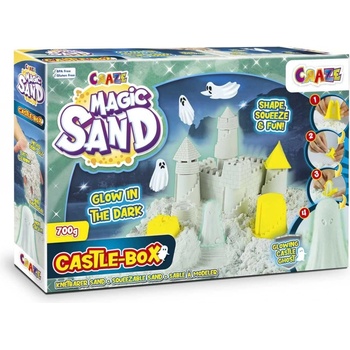 CRAZE Кинетичен пясък Craze - Замък, Флуоресцентен, асортимент (C29787)