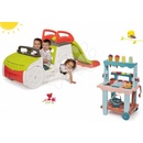 Smoby set preliezačka Adventure Car a Écoiffier stavebnica v dóze ks