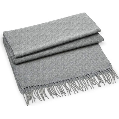 Beechfield Zimný šál B500 Heather sivá