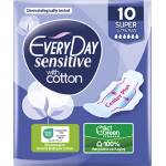 EveryDay Дамски превръзки EveryDay Sensitive with Cotton Super Economy Pack с крила (in-546-77)
