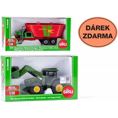 Siku Farmer Traktor John Deere s predným nakladačom
