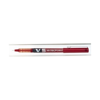 Pilot Пилотен химикал Ball-liner Hi-Tecpoint V5 0, 5 червен (BX-V5-R)