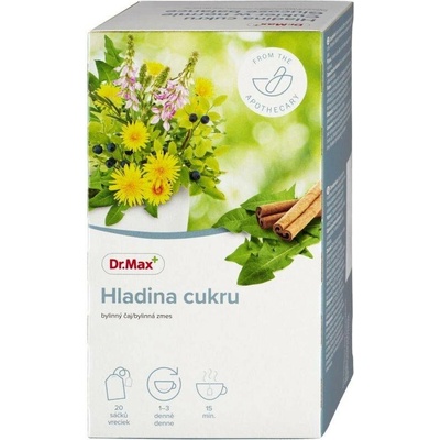 Dr. Max Hladina cukru bylinný čaj 20 x 1,5 g