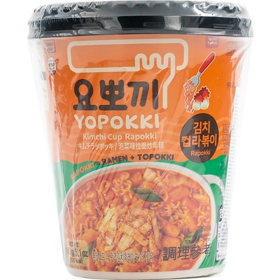 Yopokki Koláčiky ryž. v poliev. Ramen prích. kimči cup 145 g
