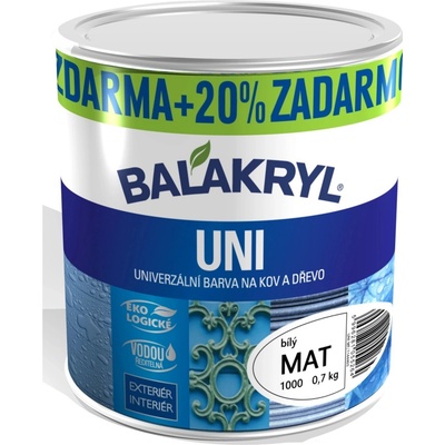 Balakryl V2045 0100 mat 0,7kg bílá