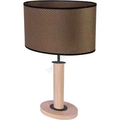 SPOT Light 7017400311537 - Настолна лампа MERCEDES 1xE27/40W/230V дъб (SP1144)