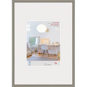walther design picture frame steel 40 x 50 cm with artificial glass, New Lifestyle plastic frame KVX050D (KVX050D)