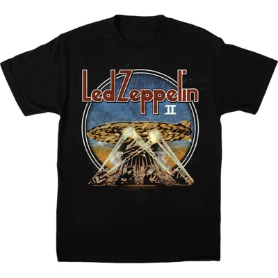 Led Zeppelin tričko LZII Searchlights čierne