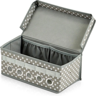 ZELLER Úložný box v šedé barvě 29 x 12 cm