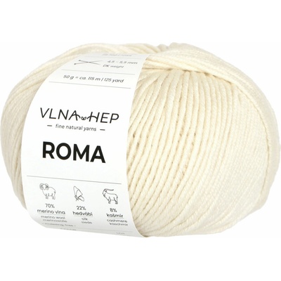 Vlna Hep Příze Roma 132020 – Přírodní bílá