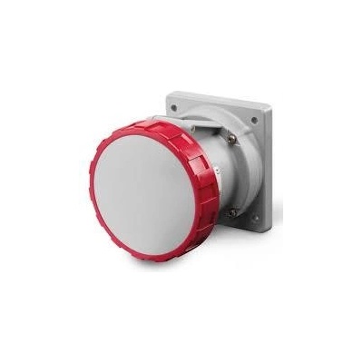 SCAME Промишлен контакт 3P+N+Е 125A 380V IP67/69 ПРАВ серия Optima панелен монтаж 100х110мм - 428.12567 (428.12567)