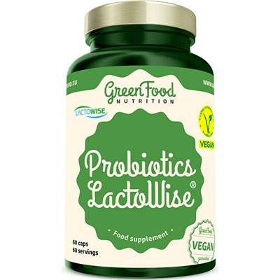 GreenFood Probiotiká lactowise 60 kapsúl
