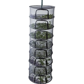 Sušiaca sieť Clever Grow Max čierna so zipsom 8 úrovní