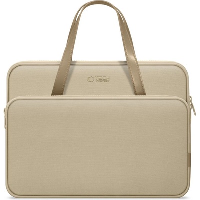 Tech-Protect Калъф тип чанта за 15-16 инчов лаптоп от Tech Protect Carrying Bag - Desert Beige (5906302380565)