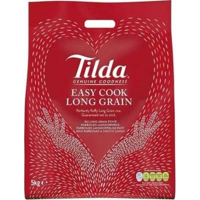Tilda Předvařená Dlouhozrnná rýže Easy Cook Long Grain Rice 10 kg