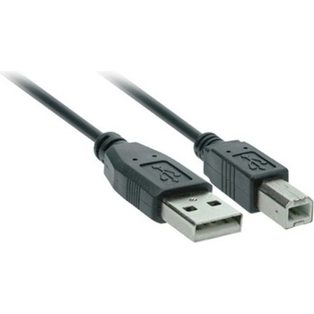 Solight SSC0202 USB kábel, USB 2.0 A konektor - USB 2.0 B konektor, 2m, blister