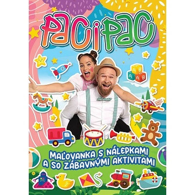 Pacipac omaľovánka so samolepkami