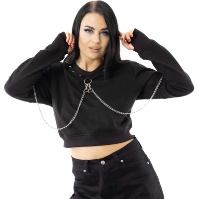 HEARTLESS дамски суичър (топ) heartless - kaia - ЧЕРЕН - poi1423