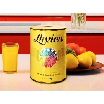 LUXICA Luxica® Turtle Towels Colors цветна жълта кухненска ролка 3пл. 150л 370гр (94и87282)