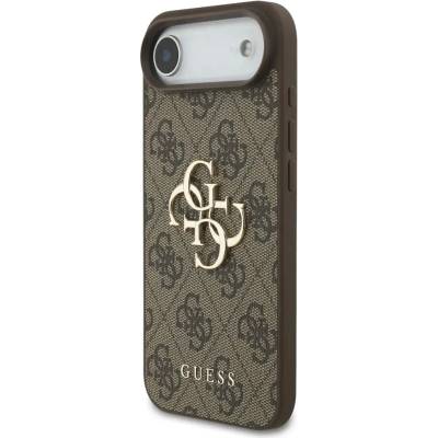 GUESS Калъф Guess 4G с голямо лого за iPhone 17 Air - кафяв