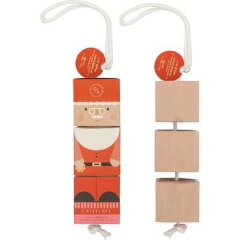 Castelbel Tuhá mýdla na šňůrce Perníček 3 x 120 g