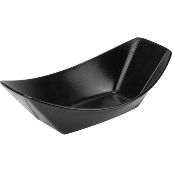 Image 1 of Horecano - Street Food-Плато тип лодка 23.9x13.4xh7cm BLACK (79990TA) - 015245 (015245)