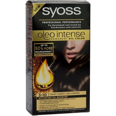 Syoss Oleo Intense 3-10 tmavo hnedý