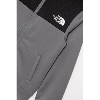 The North Face суичър с цип и качулка за деца TEEN REAXION FZ HOODIE (NF0A8EB60UZ1)