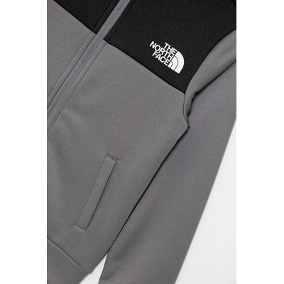 The North Face суичър с цип и качулка за деца TEEN REAXION FZ HOODIE (NF0A8EB60UZ1)